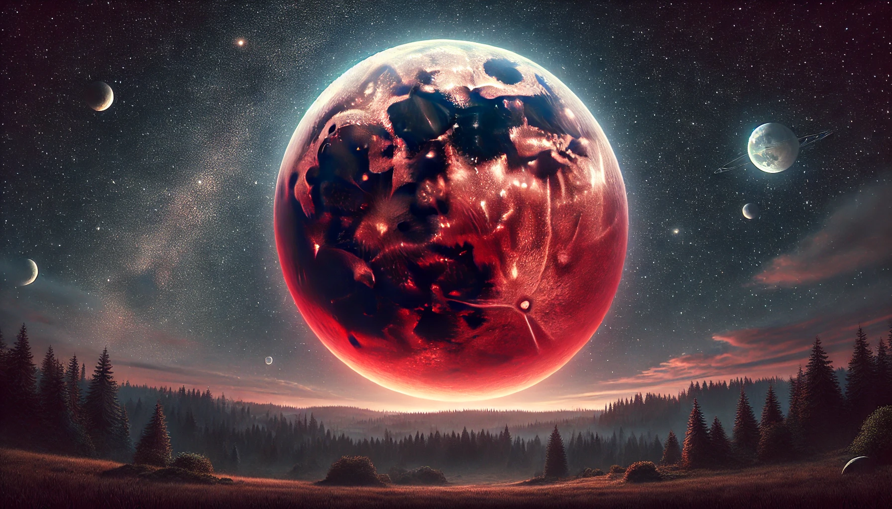 القمر الدموي النادر سيكون مرئيًا في السماء يوم 14 مارس 2025: حدث فلكي لا يُفوت!